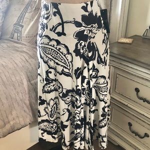 Ralph Lauren pearl/black skirt